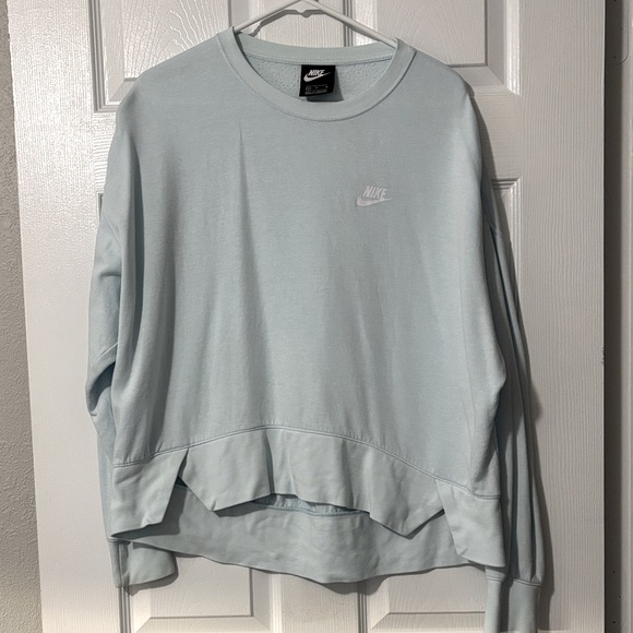 Nike Sweaters - Nike Pastel Blue oversized Sweatshirt